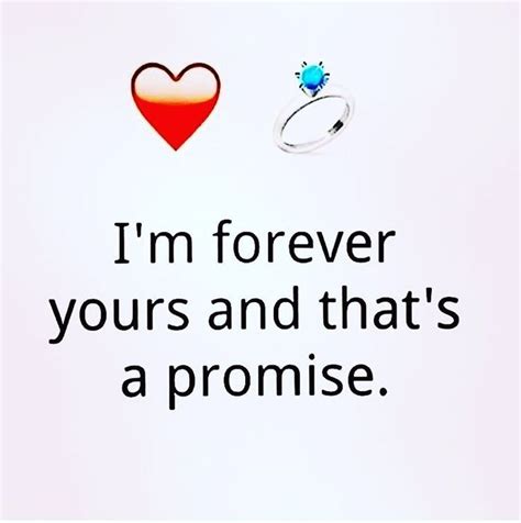 A Sign That Says I M Forever Yours And That S A Promise