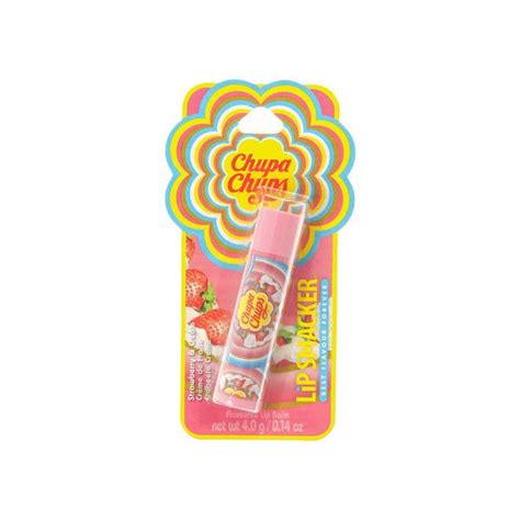 Lip Smacker Strawberry And Cream Chupa Chups Lipbalm 4 83 Liked On