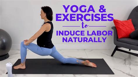 Pregnancy Yoga And Exercises To Induce Labor Youtube