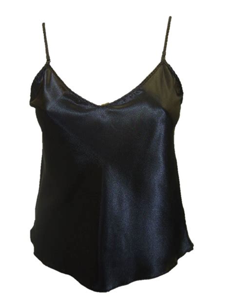 Ladies Womens Satin Camisole Top Vest Cami Lingerie Plus Size 8 26 Ebay