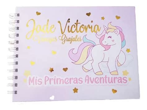 Album Para Bebes Unicornio Personalizado Sketchbook Mercadolibre