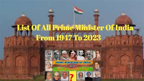 List Of All Prime Minister Of India Bharat Ke Sabhi Pradhanmantri Ka