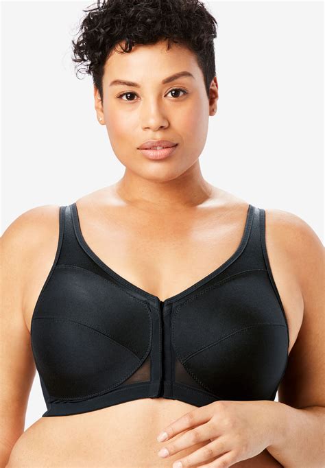 Magic Lift® Front Hook Wireless Posture Bra By Glamorise® Plus Size Full Coverage Bras