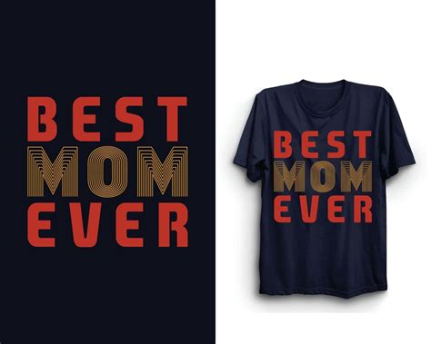 Vintage Mother S Day T Shirt Design Best Mom Ever Mother S Day Vector 10552109 Vector Art At