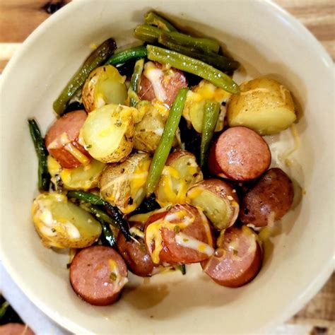 Kielbasa And Potato Sheet Pan Dinner Homemade On A Weeknight