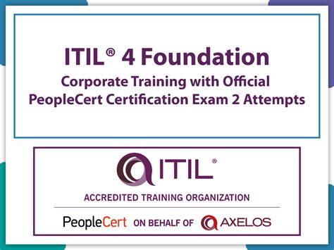 Itil Foundation Discounted Official Peoplecert Certification Exam