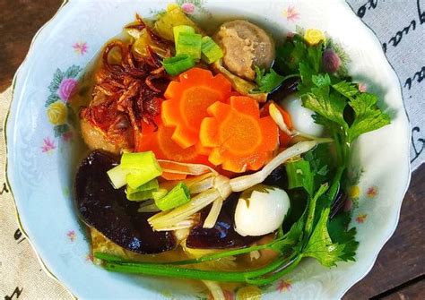 Resep Sop Kimlo Khas Solo Kimlo Soup Oleh Dapur Ade Cookpad