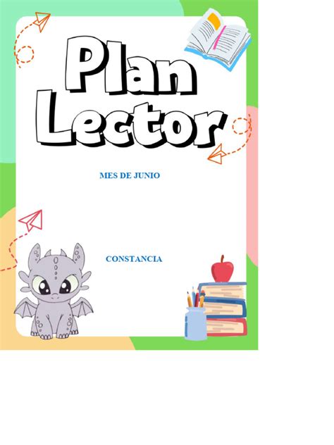 Caratula De Plan Lector Pdf