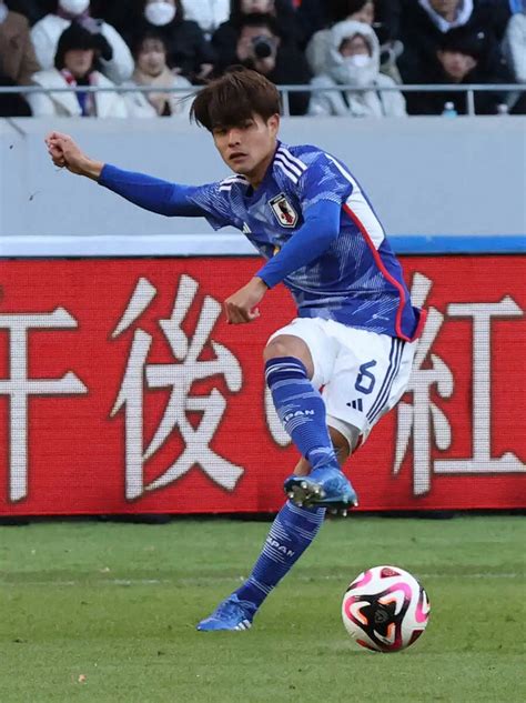 日本代表mf佐野海舟（撮影・西海健太郎） ― スポニチ Sponichi Annex サッカー