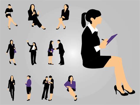 Working Women Vector Art And Graphics