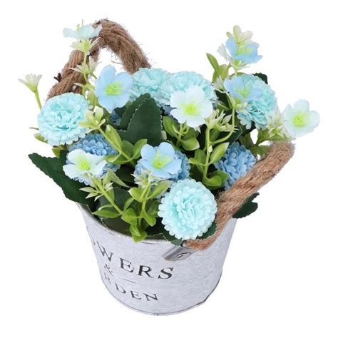 Fleur En Pot Artificielle Fausse Plante Fleurs Ornements De