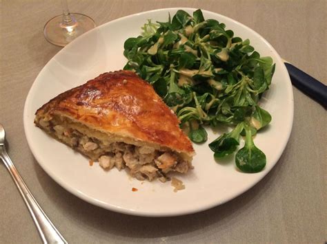 Tourte Poulet Champignons Et Comt Recette De Tourte Poulet