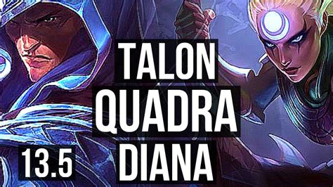 TALON Vs DIANA JNG 3 0M Mastery Quadra 2000 Games 17 3 5