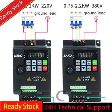 【ร้านค้าที่กำหนดแบรนด์】อินเวอร์เตอร์ Sako Vfd Ski780 220v 0 75kw 1 5kw 2 2kw 4kw 5 อินเวอร์เตอร