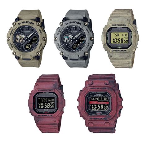 Casio G Shock นาฬกาขอมอผชาย สายเรซน รน GA 2200SL 5A GA 2200SL