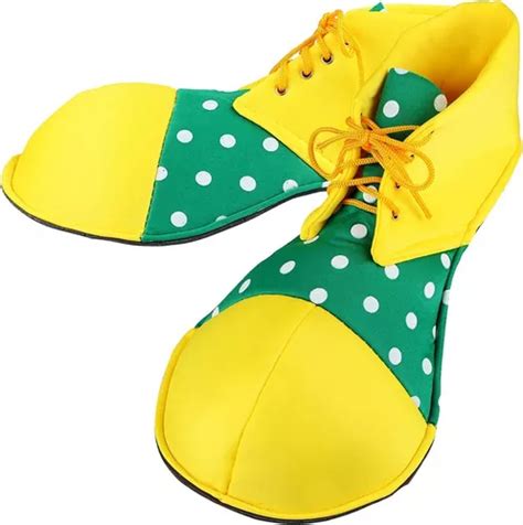 Zapatos De Payaso Niños Halloween Talla Unica 24cm Cuotas sin interés