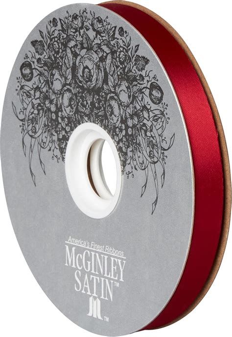 Amazon Mcginley Mills W Acetate Satin Ribbon Red Yard