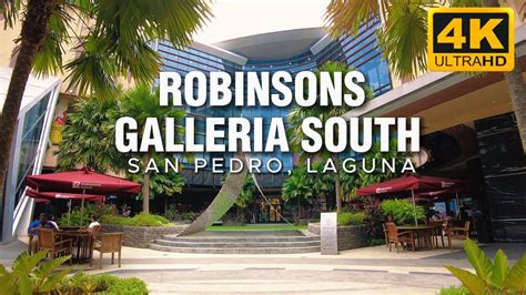 Robinsons Galleria South Walking Tour K Uhd Youtube