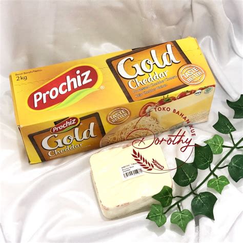 Jual PROCHIZ GOLD KEJU CHEDDAR POTONGAN Shopee Indonesia