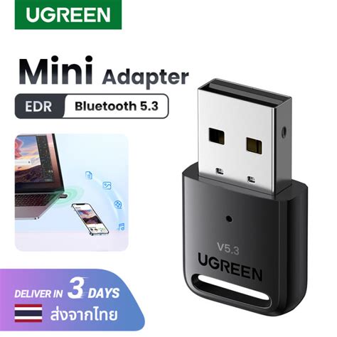 Ugreen ตัวรับสัญญาณบลูทูธ Usb Bluetooth 5 3 Dongle Adapter For Pc Speaker Wireless Mouse