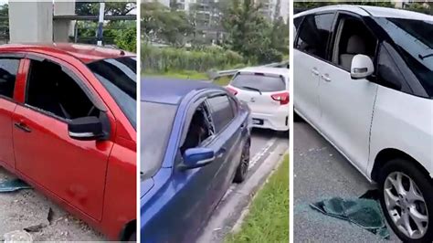 Polis Buru Suspek Pecah Cermin Enam Buah Kereta Dekat LRT Awan Besar