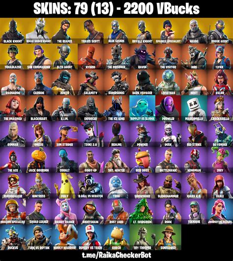 PC PSN XBOX Black Knight Travis Scott The Reaper Blue Squire