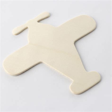 Unfinished Wood Airplane Cutout - Wood Cutouts - Wood Crafts - Craft Supplies