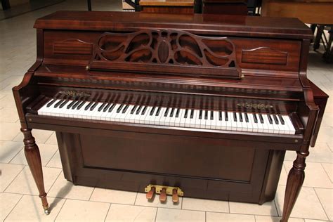 Weber 44 Designer Console Piano B Natural Pianos