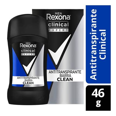 Antitranspirante Rexona Men Clinical Expert Clean En Barra 46 G Walmart