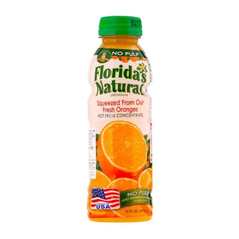 Floridas Natural 100percent Pure Orange Chilled Juice 414ml Order