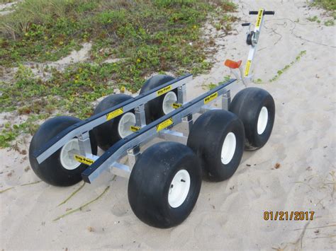 Bigfoot 6 Wheel Jet Ski Dolly Florida Sailcraft Jet Ski Beach