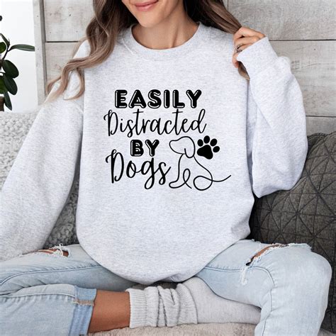 easily distracted  dogs svg dogs svg digital  cricut etsy