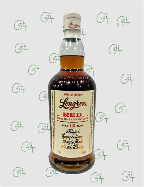 Whisky Longrow Red 15 Ans Pinot Noir Cask Maturation Cave Conseil