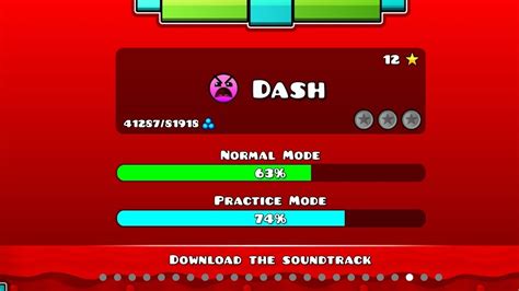 Tentando Zerar Dash No Geometry Dash Kk Deu Trabalho YouTube