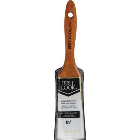 Best Look General Purpose 1 5 In Flat Polyester Paint Brush 798738 1