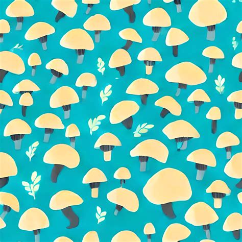 Cottagecore Mushroom Illustration Pattern · Creative Fabrica