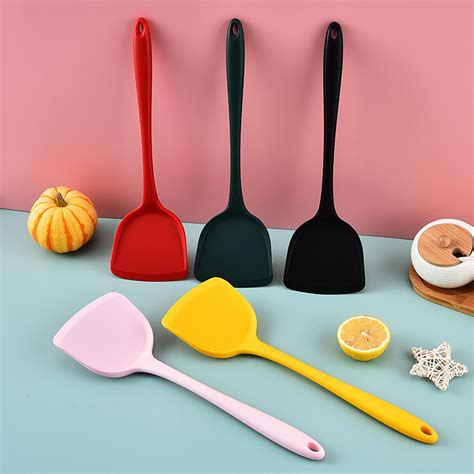 Food Grade Kitchen Non Stick Cooking With Silicone Spatula Kitchenware