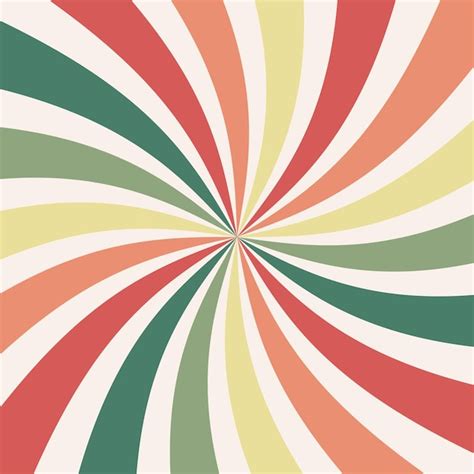 Premium Vector Retro Background With Rays Or Stripes In The Center