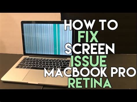 How To Fix Lines On Screen Issue On Macbook Pro Retina Youtube