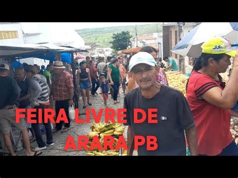 FEIRA LIVRE DE ARARA PB 24 12 2023 YouTube