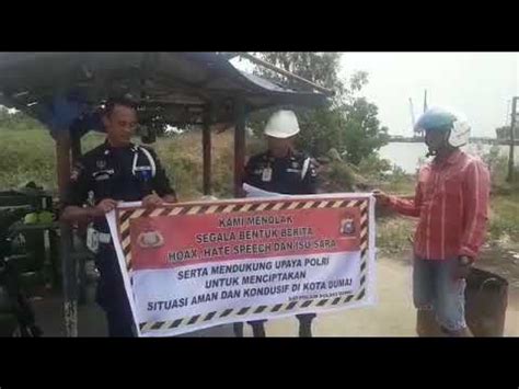 Deklarasi Anti Hoax Oleh Security PT Banusa Dumai Sat Pol Air YouTube