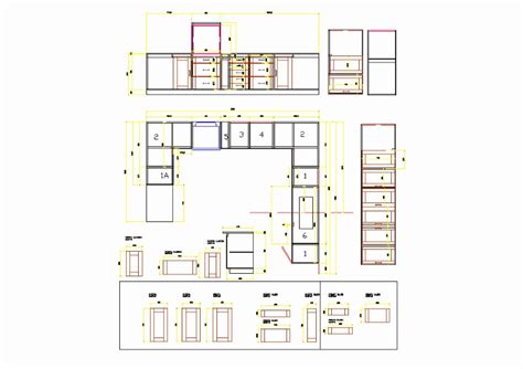 Meuble De Cuisine Dans Autocad T L Chargement Cad Gratuit Kb