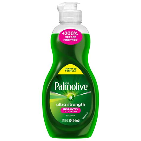 Palmolive Ultra Strength Liquid Dish Soap Fluid Ounce Bottle