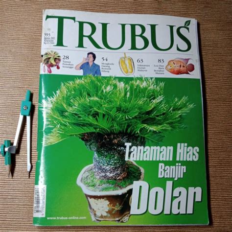 Jual Majalah Trubus Edisi Bisnis Tanaman Hias Shopee Indonesia