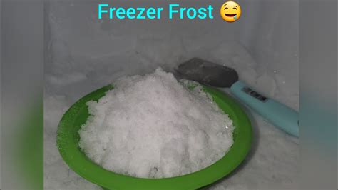 Eating Freezer Frost Ice Youtube