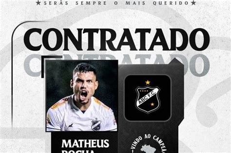 Matheus Rocha Volta Ao Abc Ogol Br