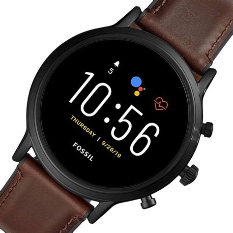 Ftw Fossil The Carlyle Hr Gen Touchscreen Leather Smartwatch