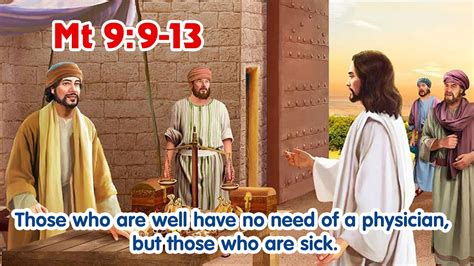 Daily Gospel Reflection Mt 9 9 13 The Call Of Matthew Monday Week 25 In Ordinary Time