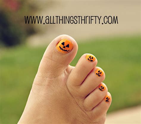 The Best Easy Halloween Toe Nail Designs Clowncoloringpages