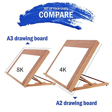 A Extra Large Tabletop Drawing Sketching Board Position Adjustable